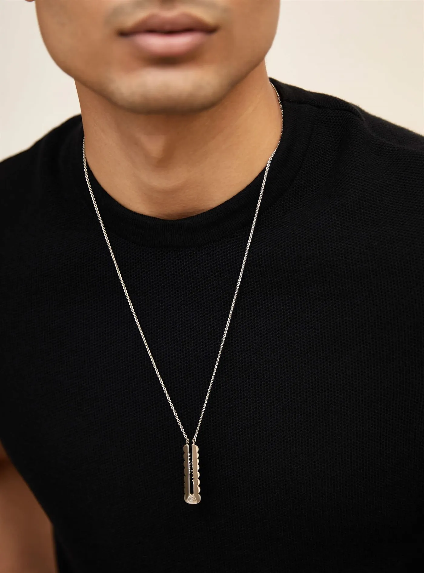 Outhouse   I   OH Epee The Grove XL Pendant In Silver Brass Silver Accessories  OHAW21PE604